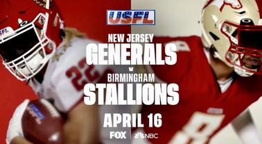 USFL announces regular-season schedule  New Jersey Generals' games,  week-by-week 