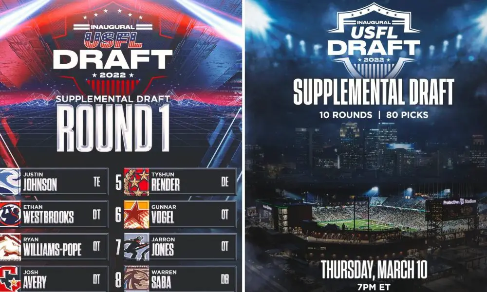 USFL 2022 Supplemental Draft Results