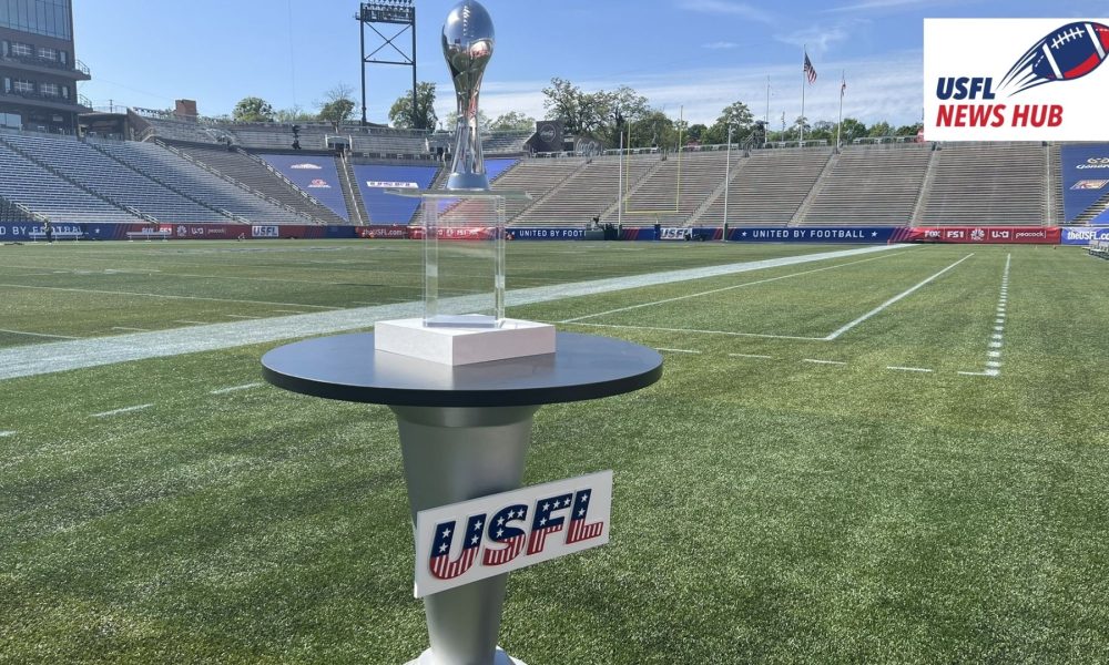 USFL Unveils Championship Trophy Head Of Todays KickOff
