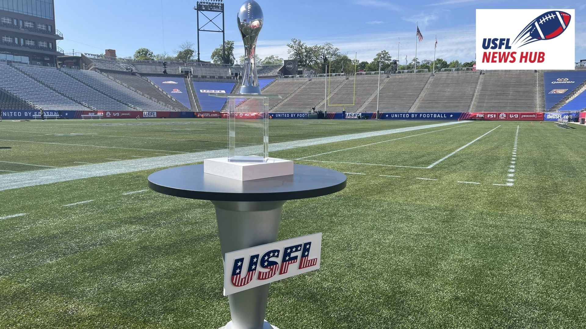 USFL Unveils Championship Trophy Head Of Todays Kick Off