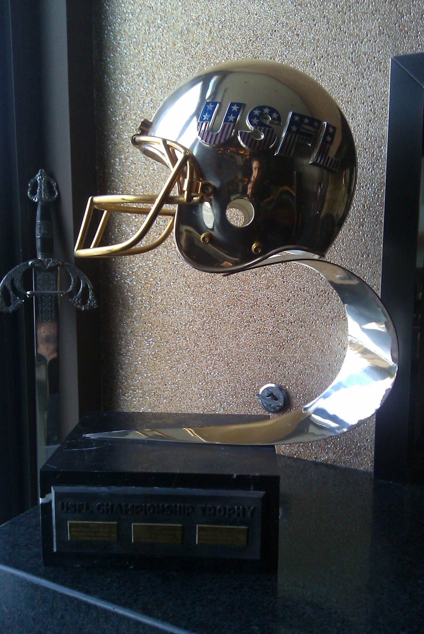 USFL Unveils Championship Trophy Head Of Todays KickOff
