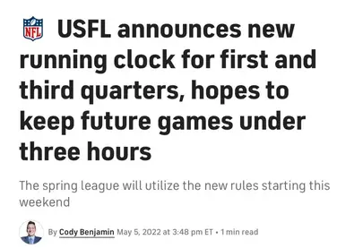 USFL reveals new rules, adds unique twists ahead of debut season - Sports  Illustrated