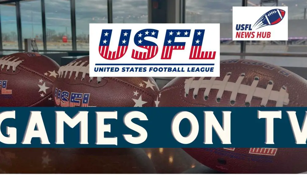 USFL Football Games Today On TV Friday, May 13th