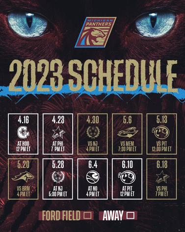 Schedules out! Here's the Panthers full 2023 calendar breakdown