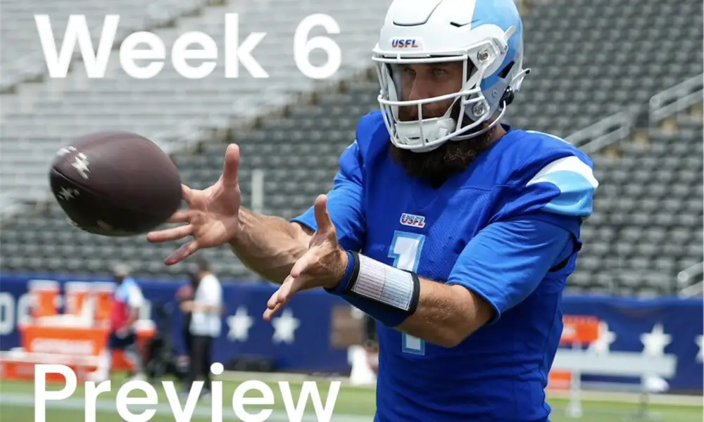 USFL Week 6 Preview, Odds, Best Bets, and Predictions - Scores & Odds