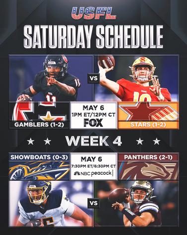 USFL Schedule: Games on TV Today, Panthers vs. Maulers, Breakers vs.  Showboats, Odds (Saturday, June 10) : r/altfootball