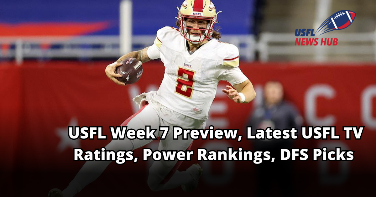 USFL DFS Plays for Week 10