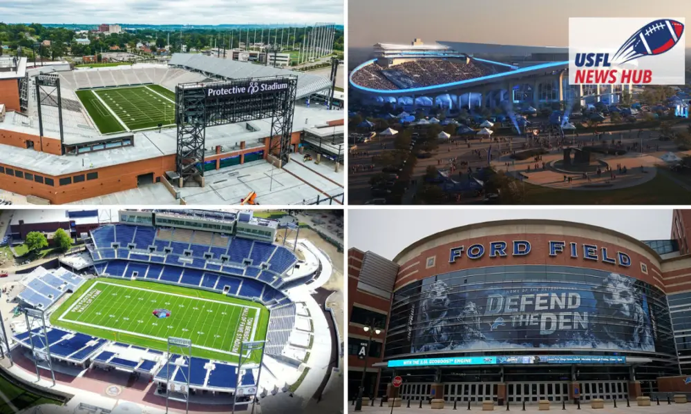 USFL announces Detroit Hub at Ford Field for 2023 season