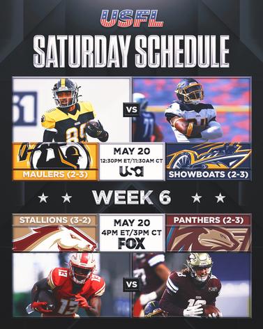 USFL on X: The TV schedule for Week 1 & 2 is HERE 