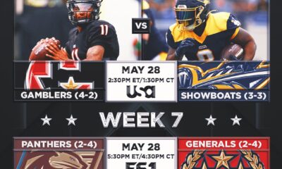 USFL Week 7: Memphis Showboats (3-3) Odds, Injuries, Preview