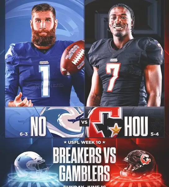 USFL 2023 Week 10 Houston Gamblers (54) Odds, Injury Report, Depth