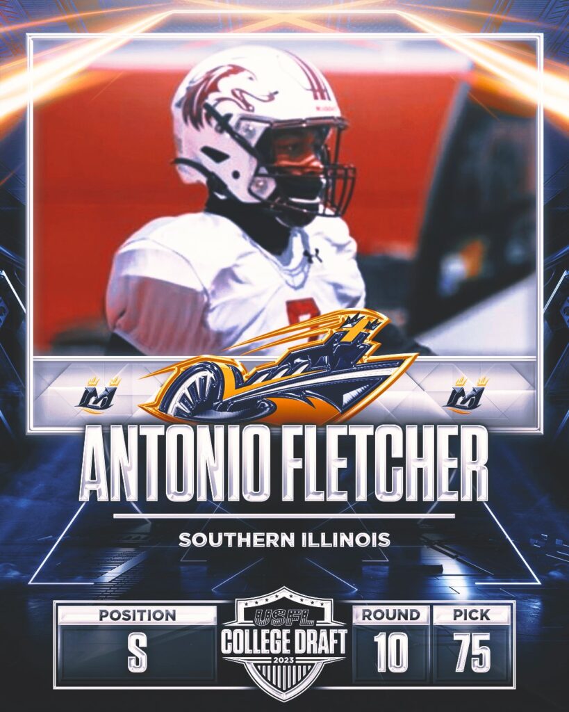 Showboats Sign 2023 10th Round Draft Pick Antonio Fletcher